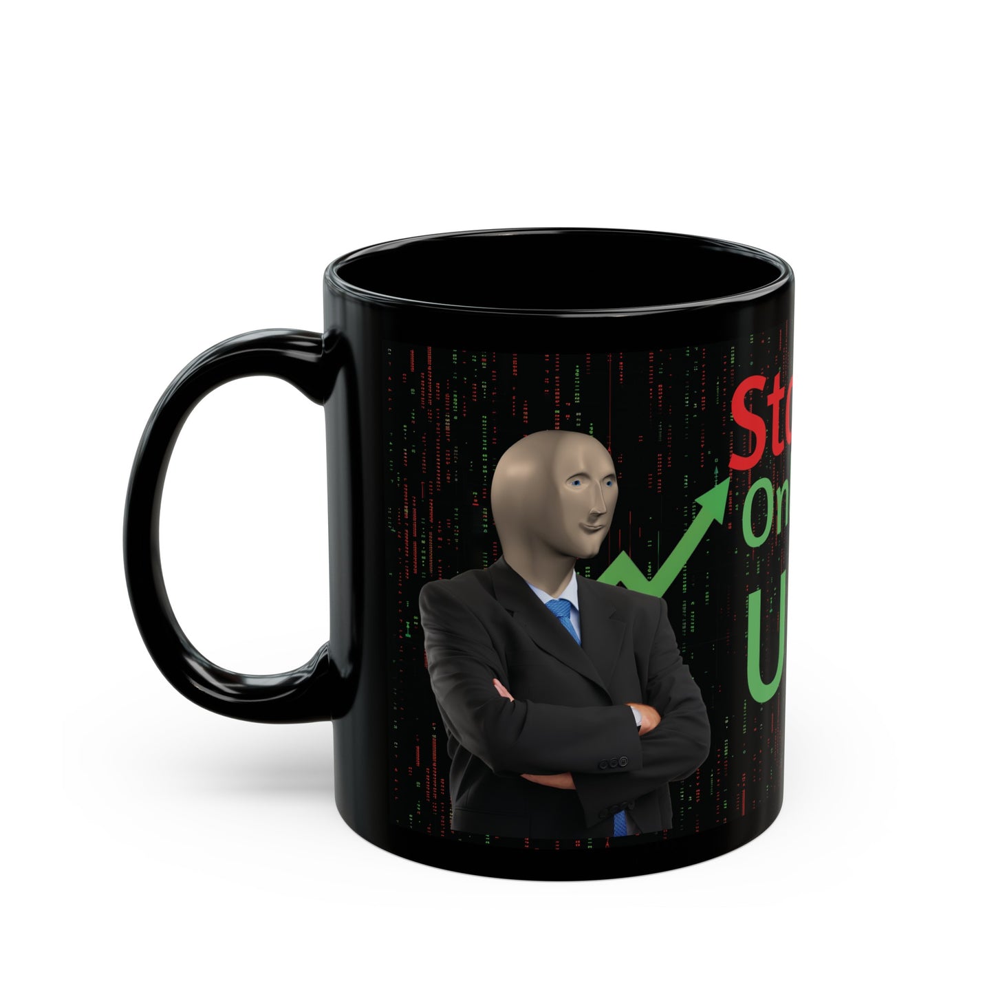 Stonks Only go UP MUG UK/EU