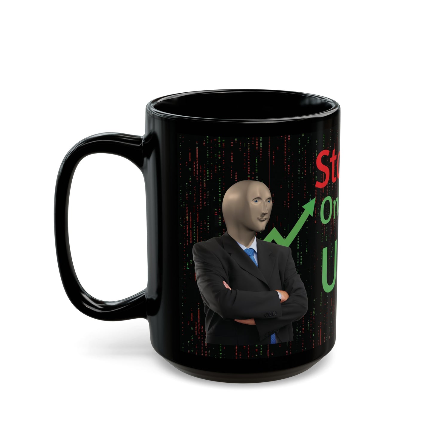 Stonks Only go UP MUG UK/EU
