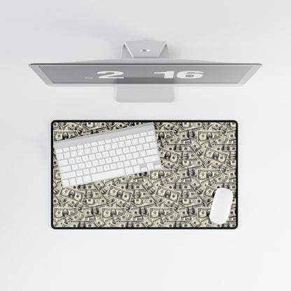 Dollar Pattern Premium Desk Mat