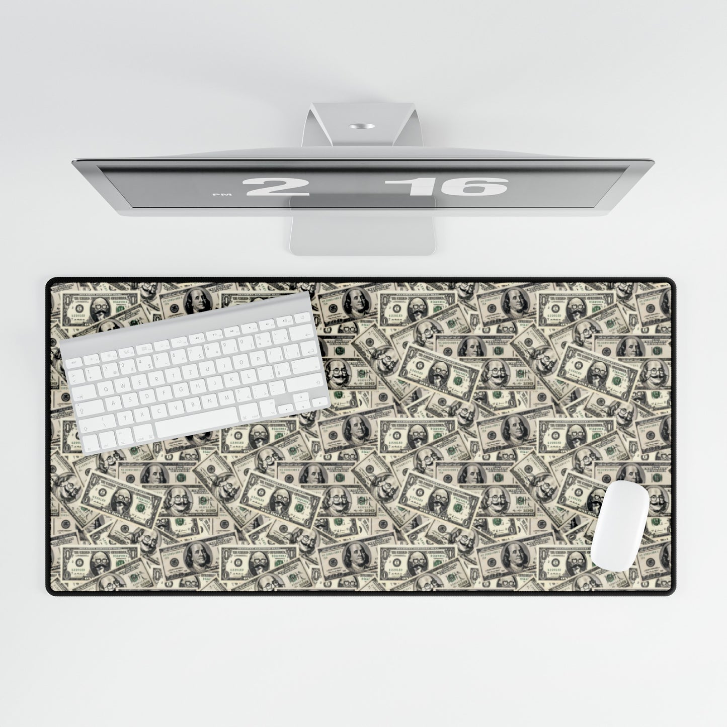 Dollar Pattern Premium Desk Mat